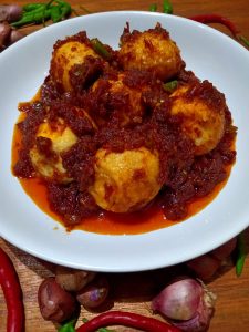 Fried Spicy Sweet and Sour Egg recipe - eggs near me, spicy recipe