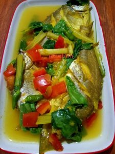 menu this day Steamed Dingkis fish - cooking recipe, fish cooking